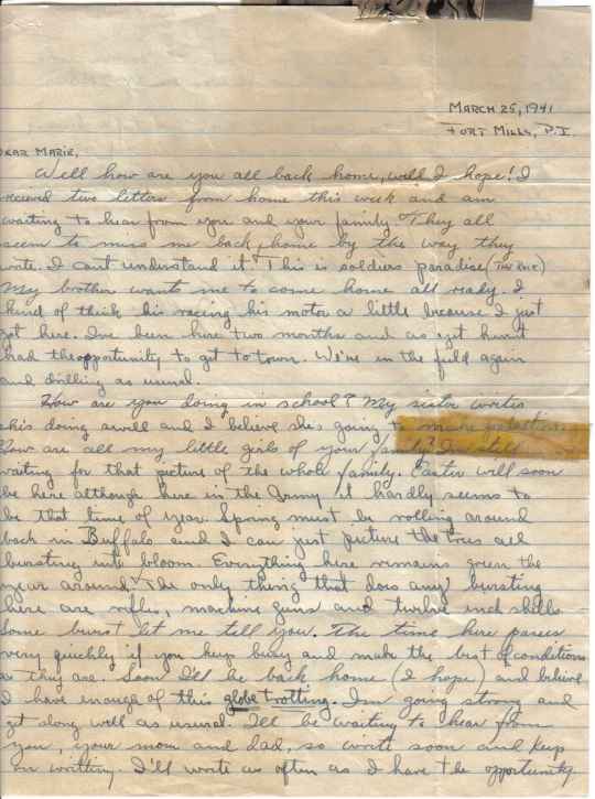 March 25, 1941, Page One